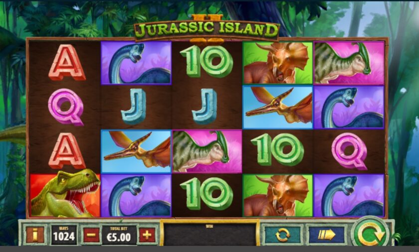 Jurassic Island 2 demo screen