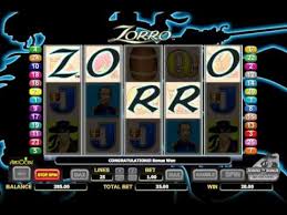 Zorro slot machine