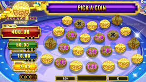 Wheel of Fortune Lucky Coins on Stage bonus